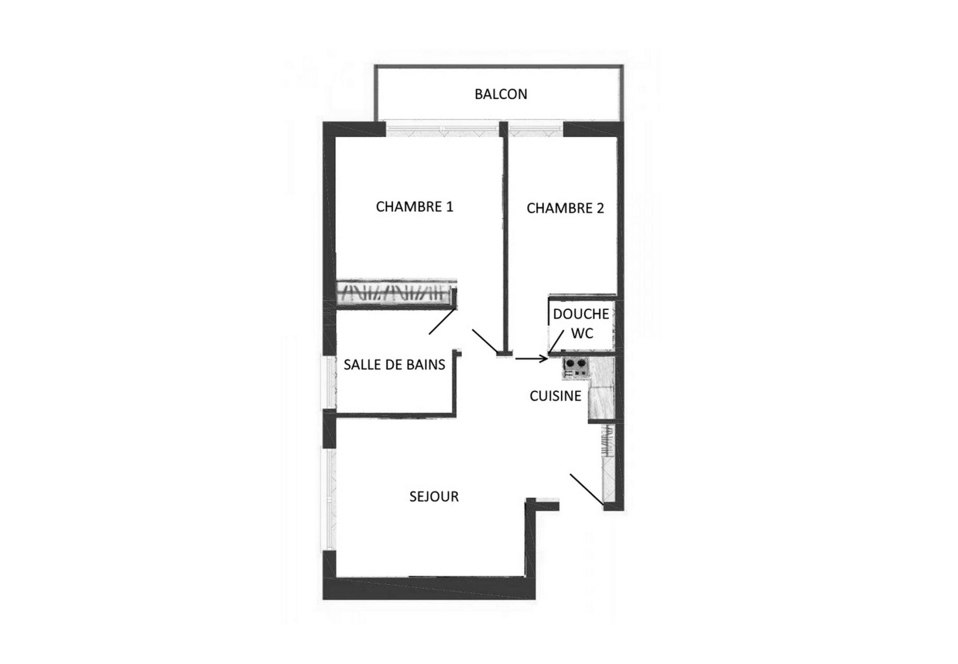 appartamento 3 Camere in vendita su MONACO (98000)