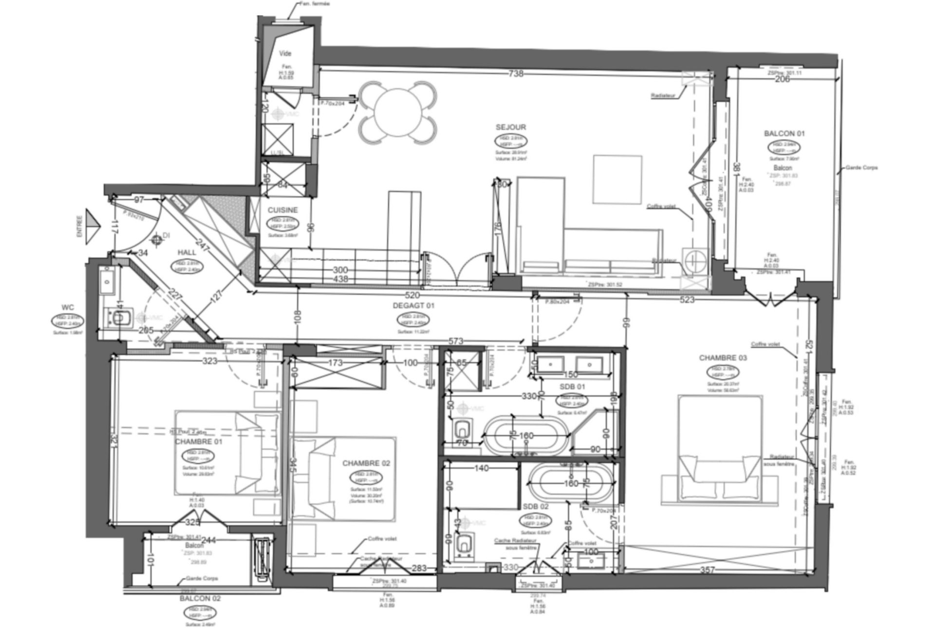 appartement 4 Pièces en vente sur MONACO (98000)
