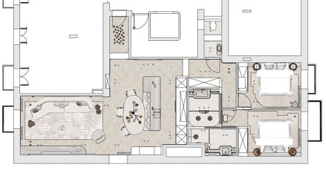 Vente Appartement Monaco 3&nbsp;Pièces 123.12&nbsp;m²