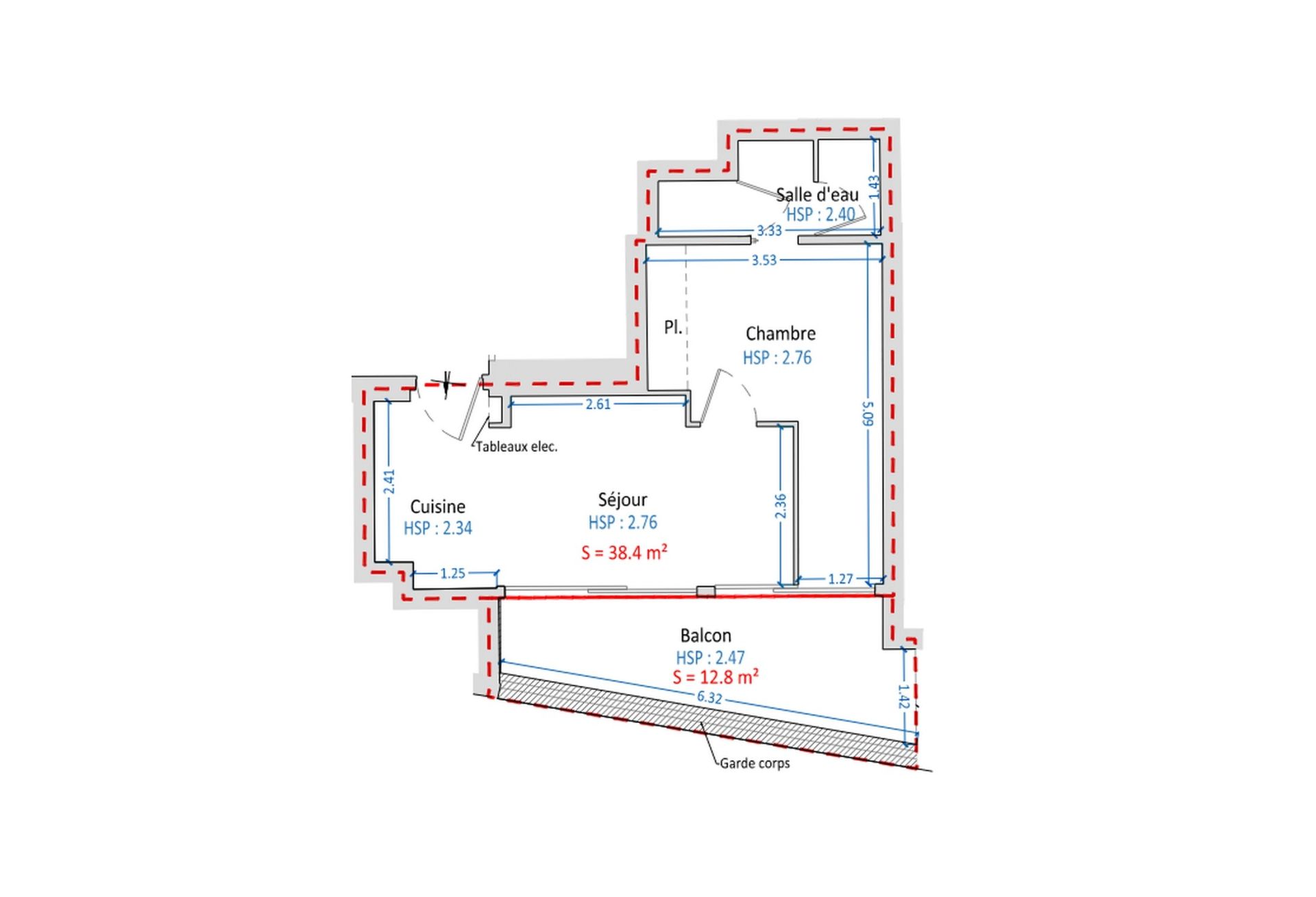 apartment 2 Rooms for sale on MONACO (98000)