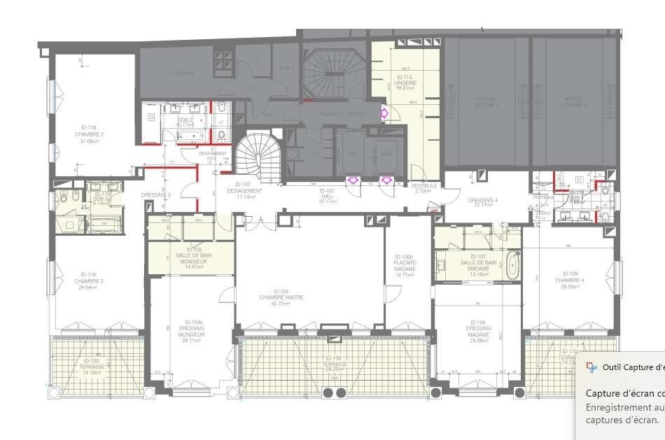 appartement 6 Pièces en location sur MONACO (98000)