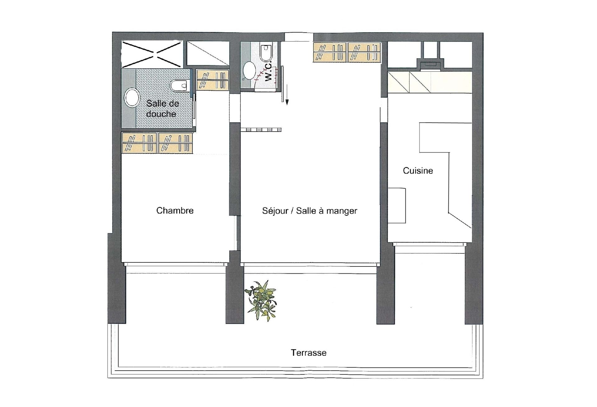 appartement 2 Pièces en vente sur MONACO (98000)