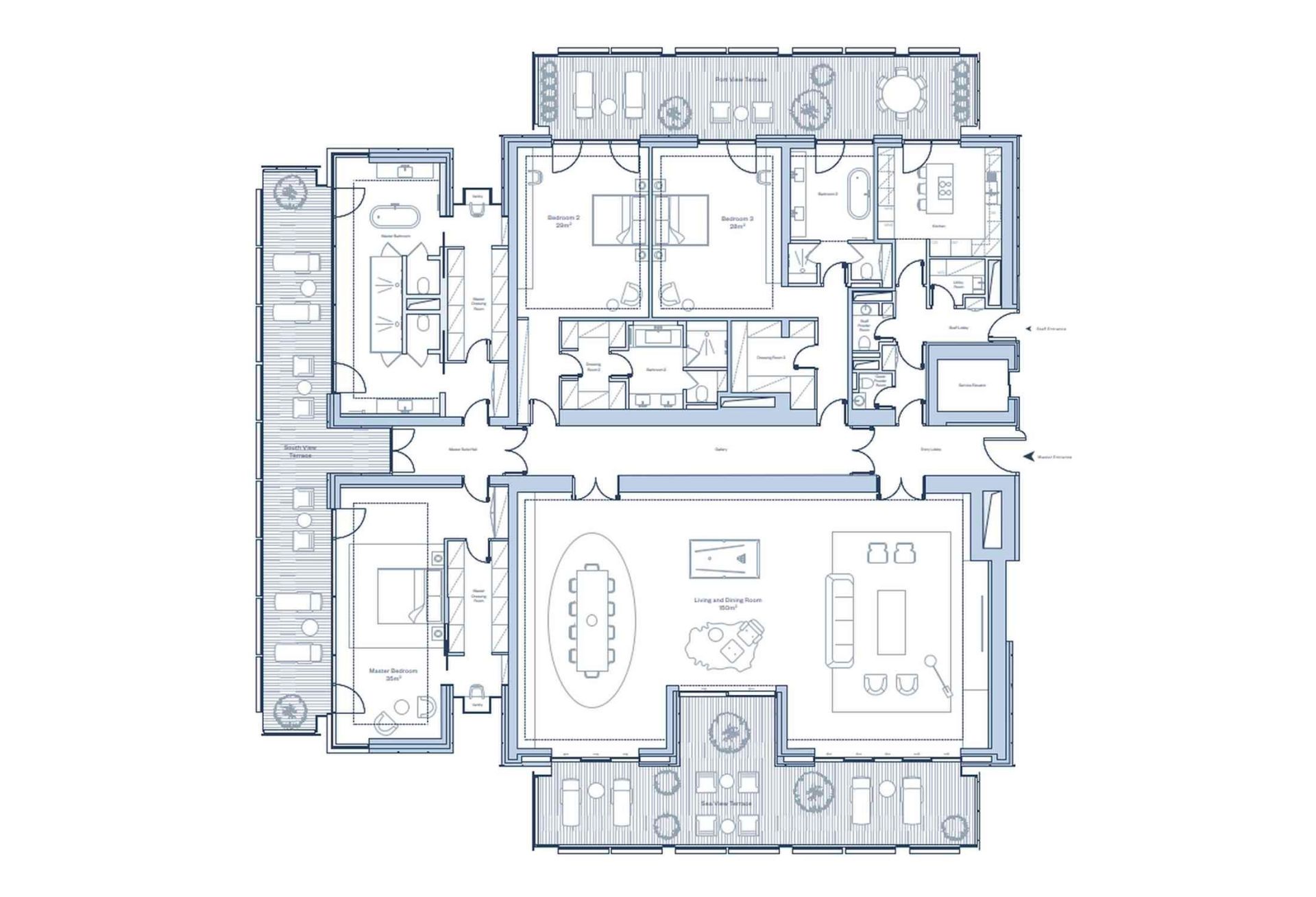 appartement 4 Pièces en vente sur MONACO (98000)