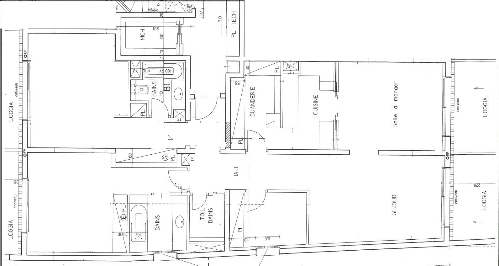 appartement 3 Pièces en location sur MONACO (98000)