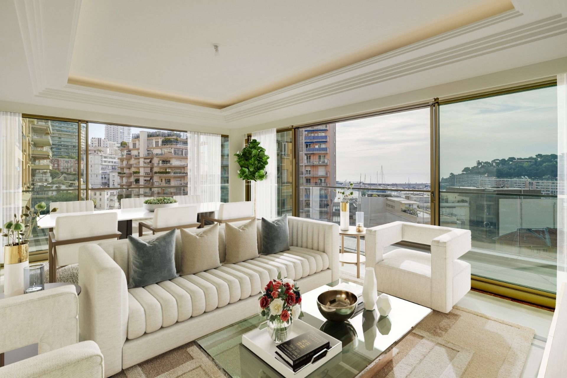 appartement 3 Pièces en location sur MONACO (98000)