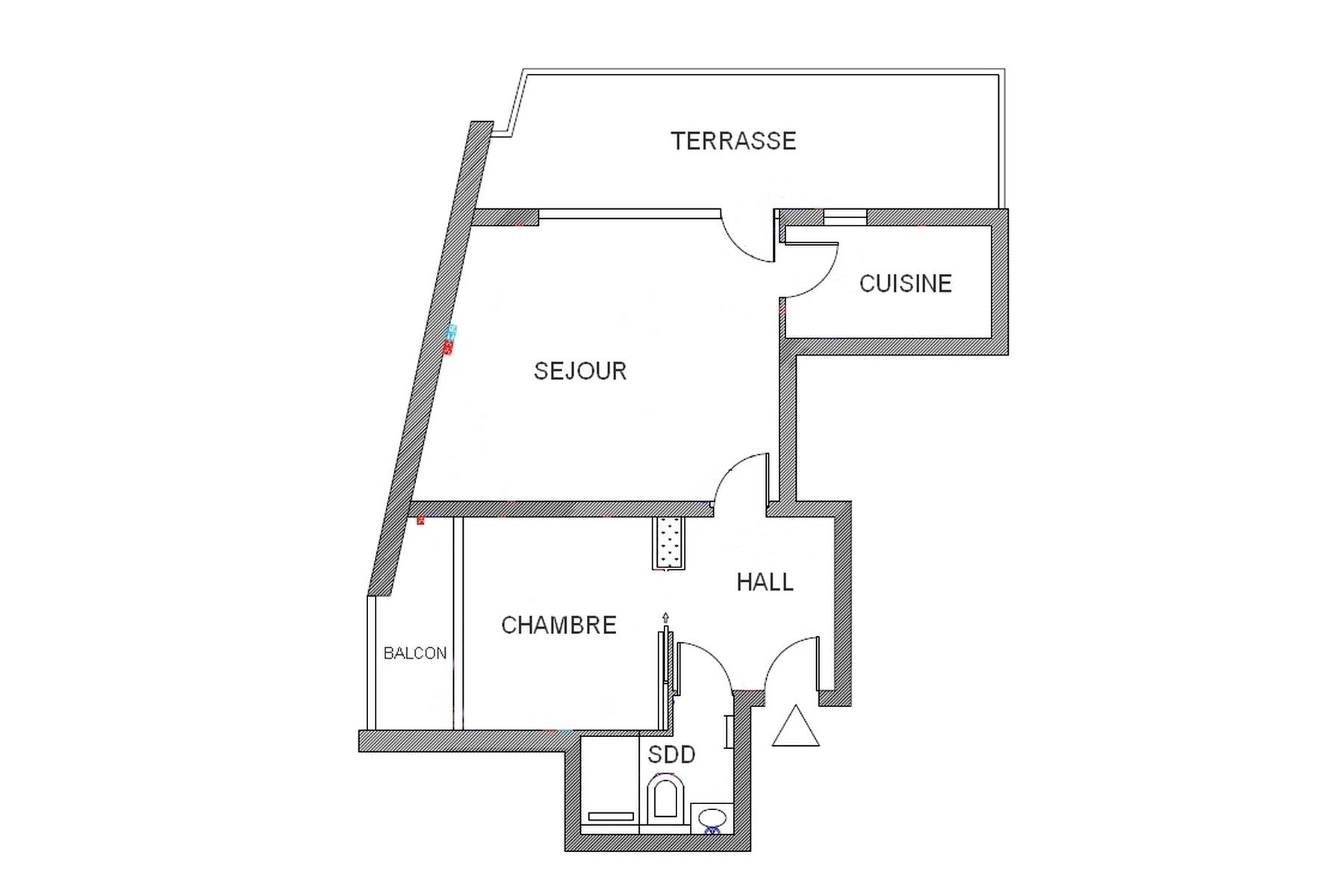 apartment 2 Rooms for rent on MONACO (98000)