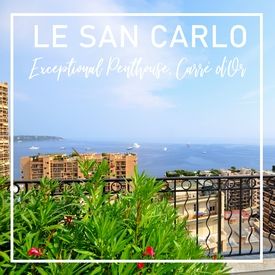 Le San Carlo, Bourgeois penthouse with panoramic views