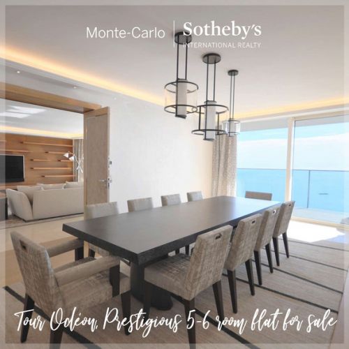 Tour Odéon, Prestigious flat for sale with panoramic sea views.