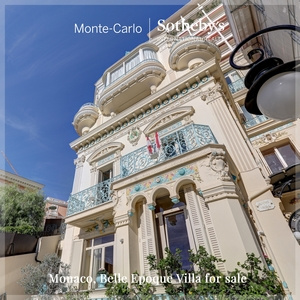 Villa les Flots, Joyau de la Belle Epoque à Monaco