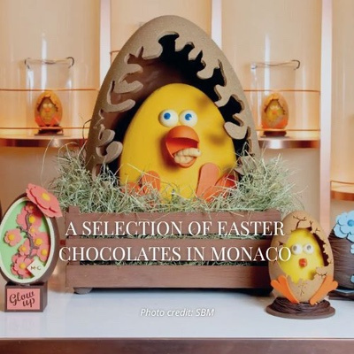 La selezione di cioccolatini pasquali a Monaco